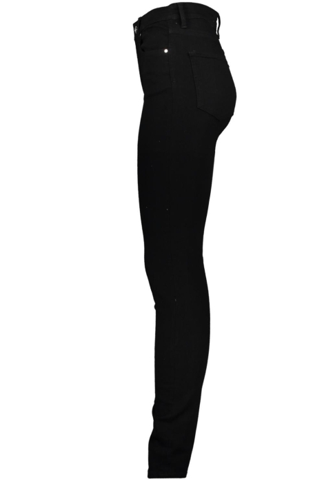 Raizzed zwarte dames jeans | Zijaanzicht