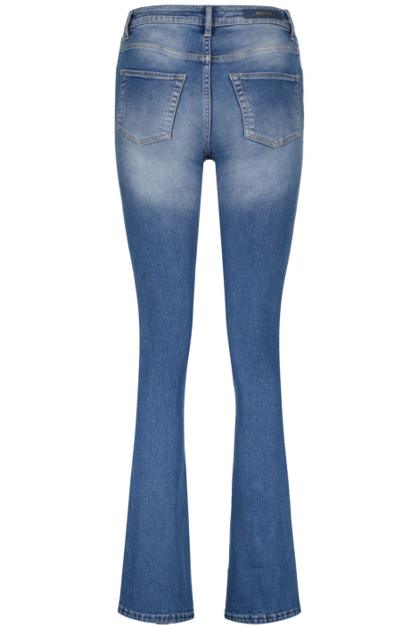Raizzed blauwe dames jeans | Achteraanzicht