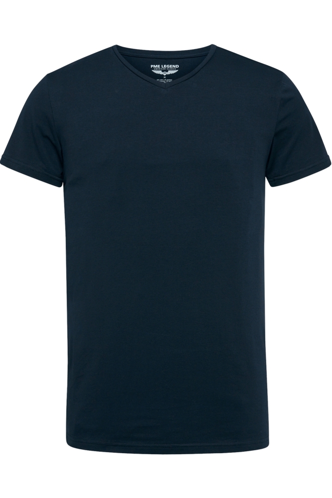 PME legend blauwe heren t-shirt | Vooraanzicht