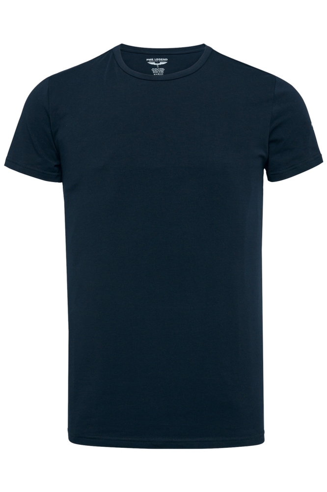PME legend blauwe heren t-shirt | Vooraanzicht
