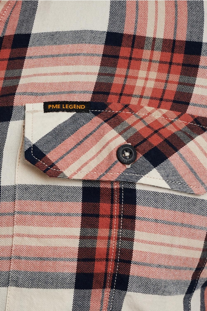 PME legend rode heren overhemd | Kleurstaal