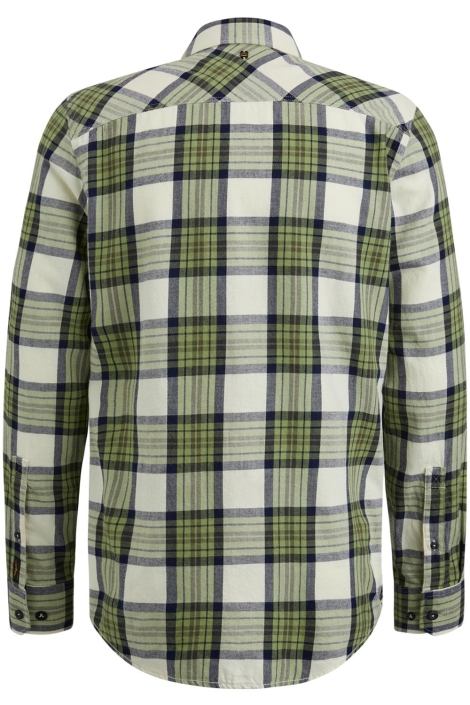 PME legend groene heren overhemd | Achteraanzicht