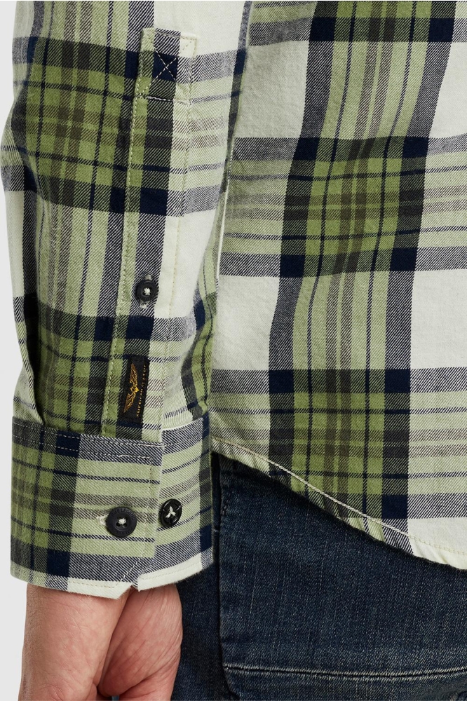 PME legend groene heren overhemd | Kleurstaal