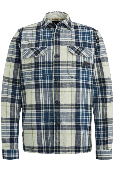 PME legend blauwe heren overhemd | Vooraanzicht