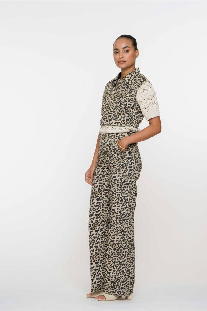 Geisha camel dames jeans | Model