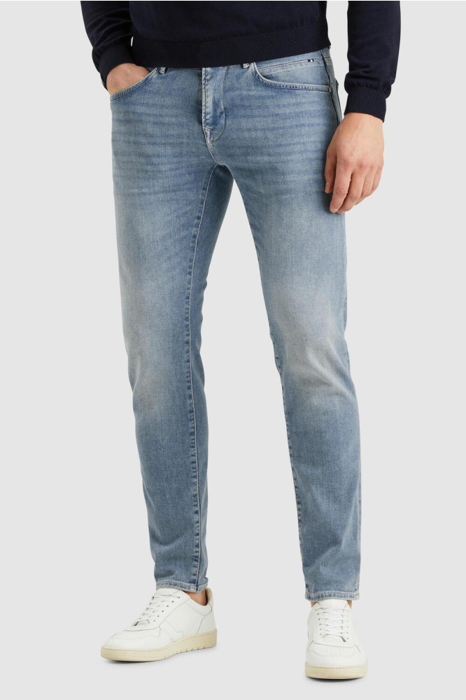 Vanguard blauwe heren jeans | Model zijaanzicht