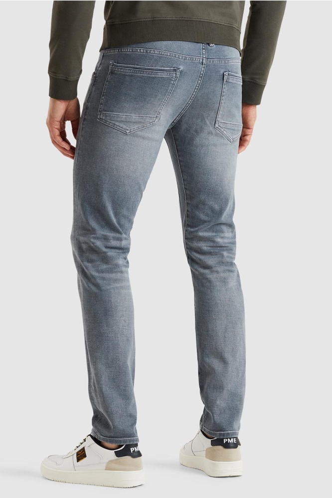 PME legend grijze heren jeans | Model achteraanzicht