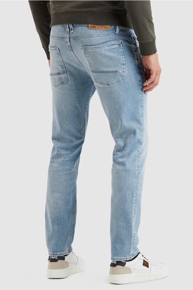 PME legend blauwe heren jeans | Model achteraanzicht