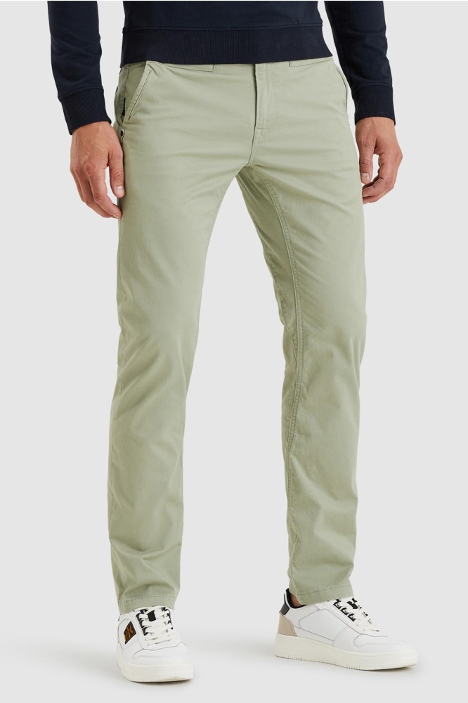 PME legend groene heren broek | Model zijaanzicht