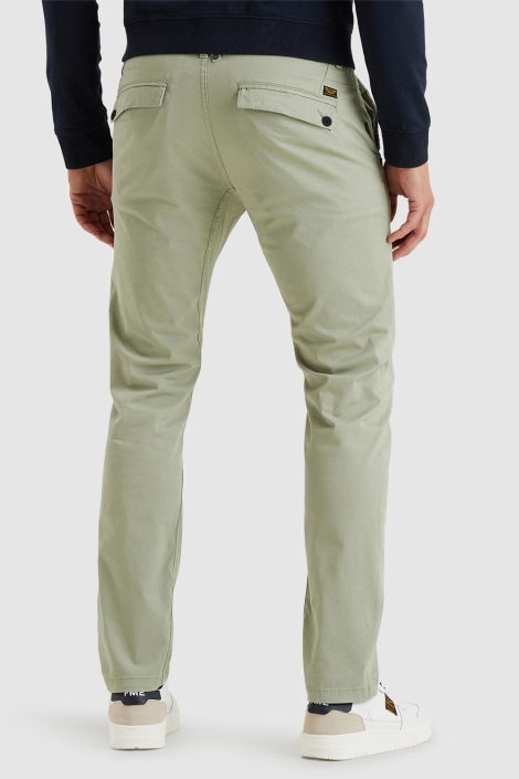 PME legend groene heren broek | Model achteraanzicht