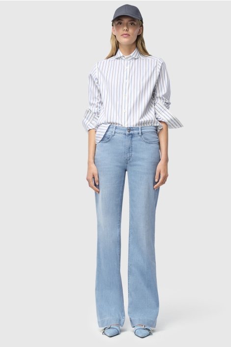 Mac blauwe dames jeans | Model