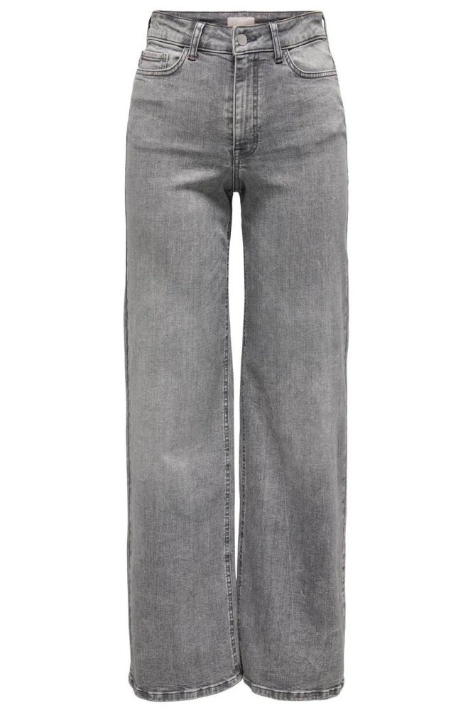 Jacqueline de Yong grijze dames jeans | Vooraanzicht