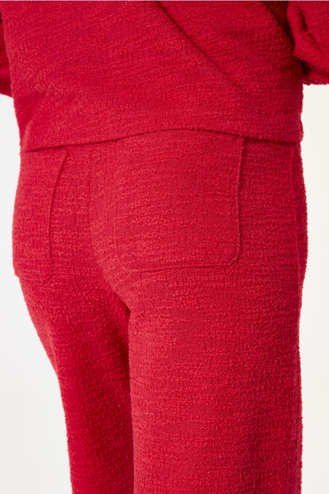 Garcia rode dames broek | Close up