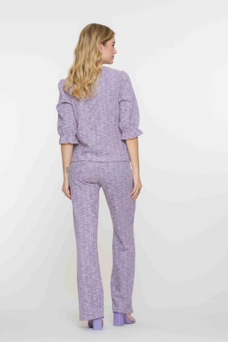 Geisha paarse dames broek | Vooraanzicht