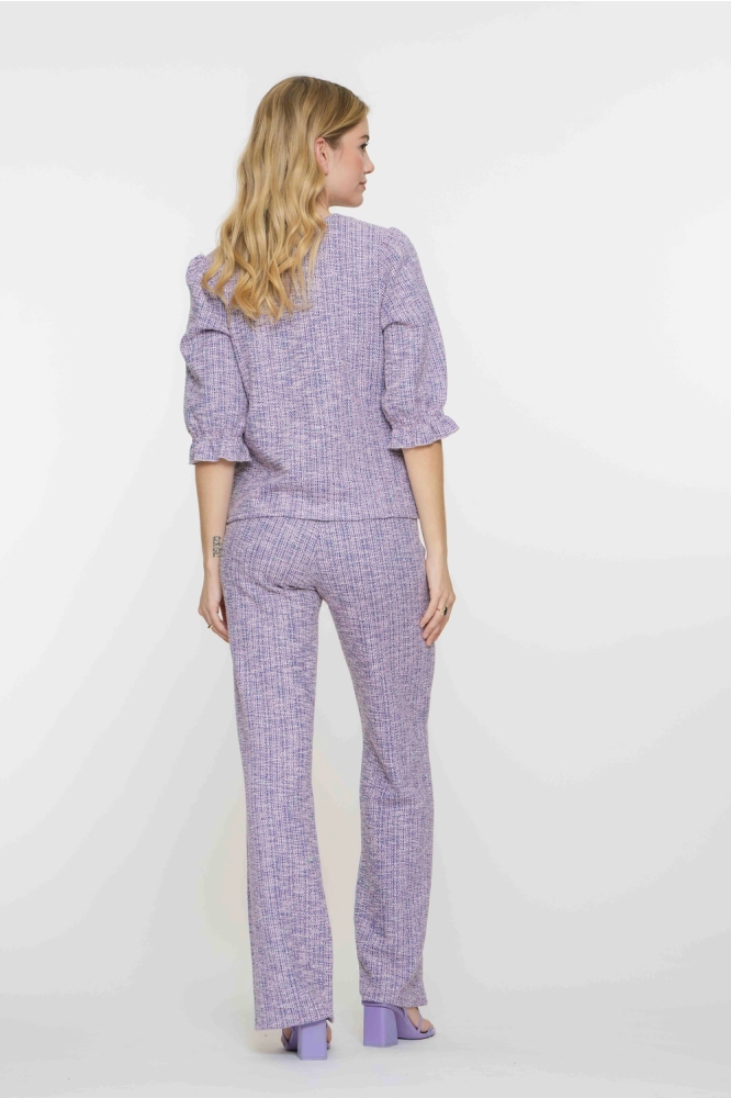 Geisha paarse dames broek | Vooraanzicht