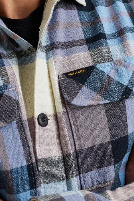 PME legend paarse heren overhemd | Close up