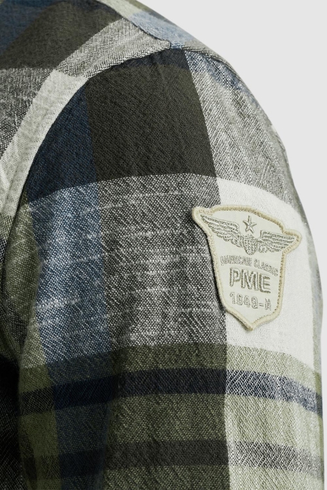 PME legend groene heren overhemd | Kleurstaal