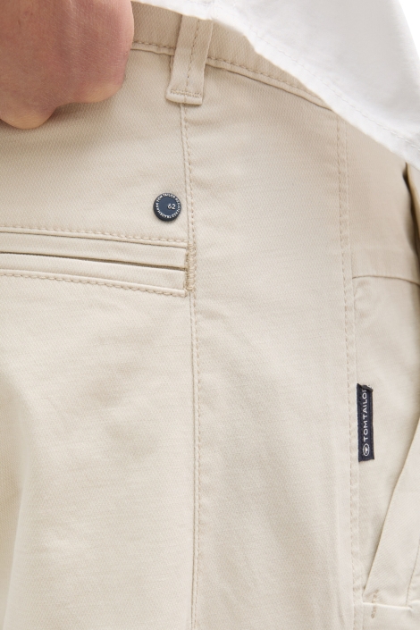 Tom Tailor beige heren broek | Close up