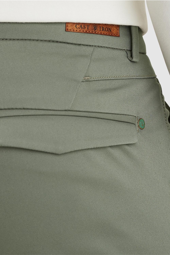 Cast Iron groene heren broek | Kleurstaal