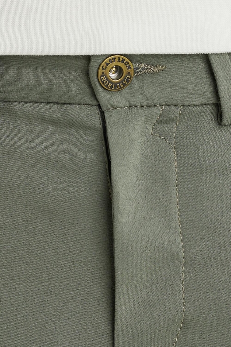 Cast Iron groene heren broek | Close up