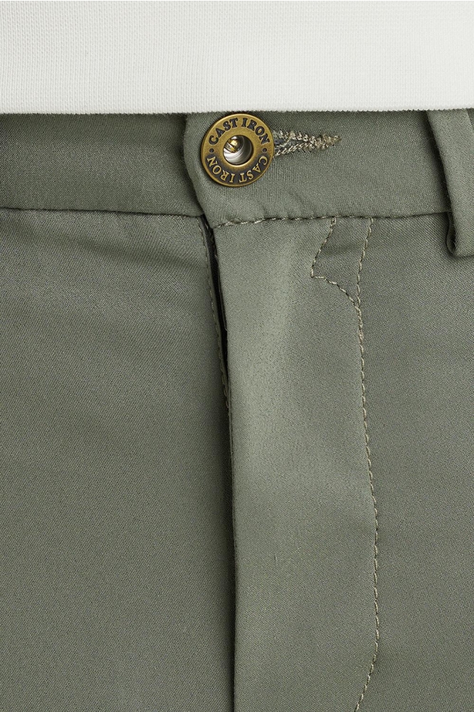 Cast Iron groene heren broek | Close up