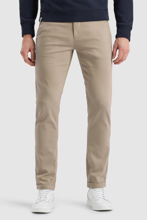 Cast Iron camel heren broek | Model vooraanzicht