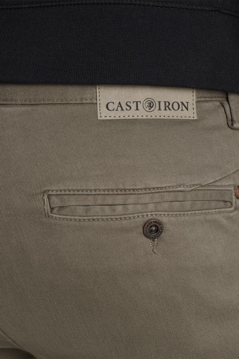 Cast Iron groene heren broek | Kleurstaal