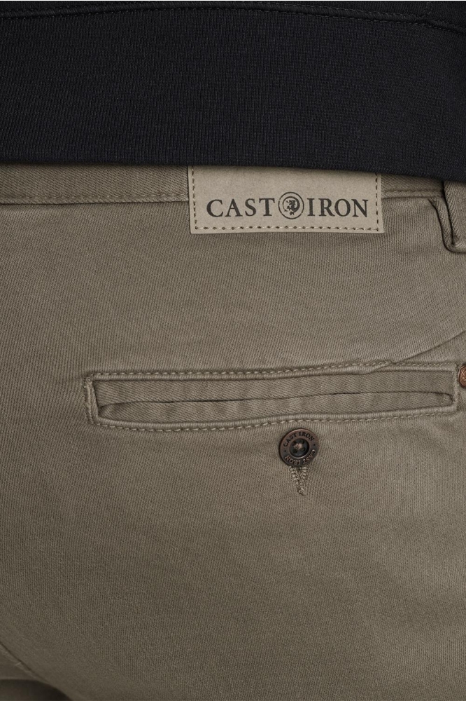 Cast Iron groene heren broek | Kleurstaal