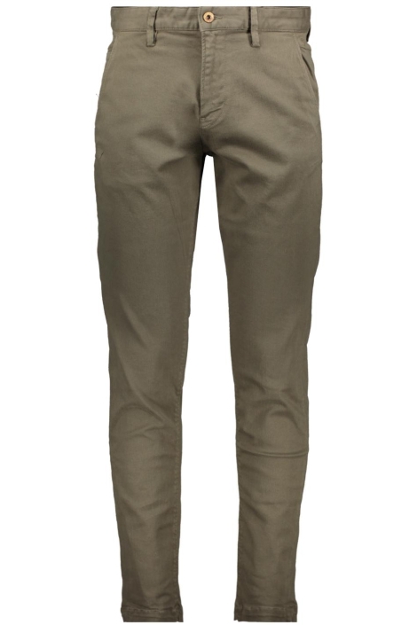 Cast Iron groene heren broek | Vooraanzicht