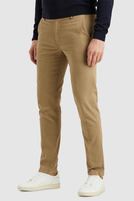 Vanguard camel heren broek | Model zijaanzicht