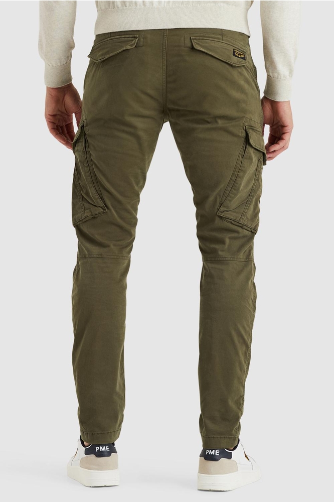 PME legend groene heren broek | Model achteraanzicht
