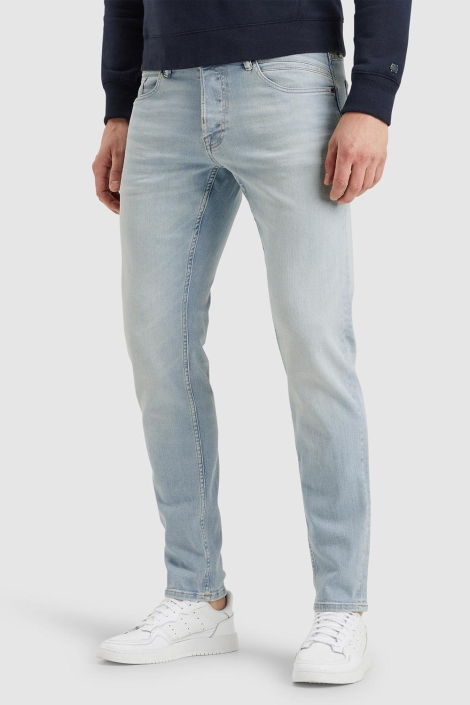 Cast Iron blauwe heren jeans | Model zijaanzicht