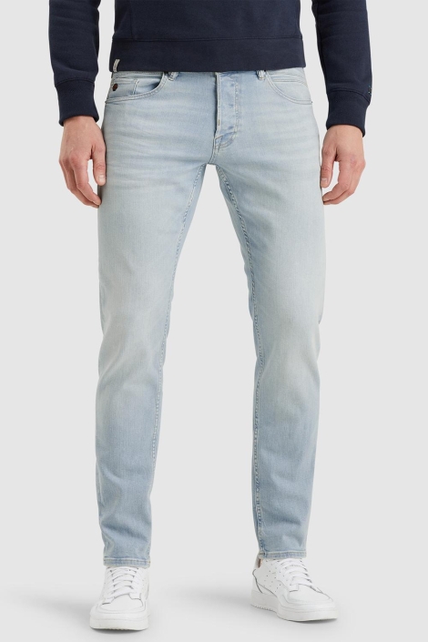 Cast Iron blauwe heren jeans | Model vooraanzicht