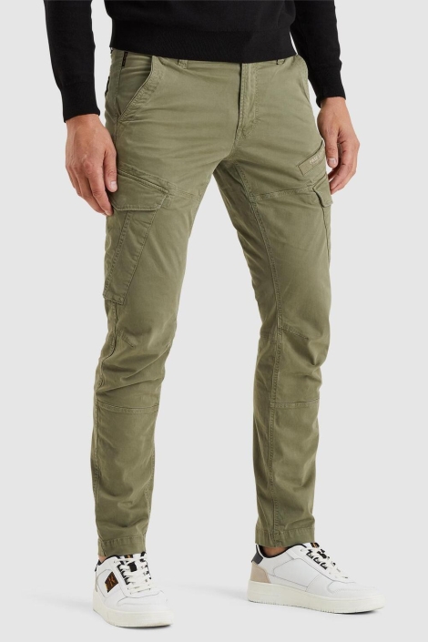 PME legend groene heren broek | Model zijaanzicht