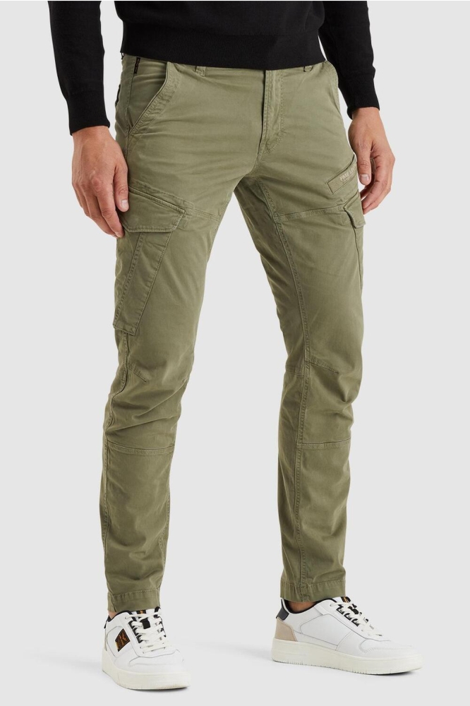 PME legend groene heren broek | Model zijaanzicht