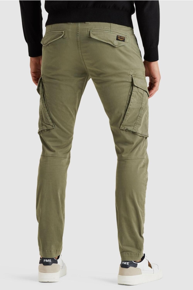 PME legend groene heren broek | Model achteraanzicht