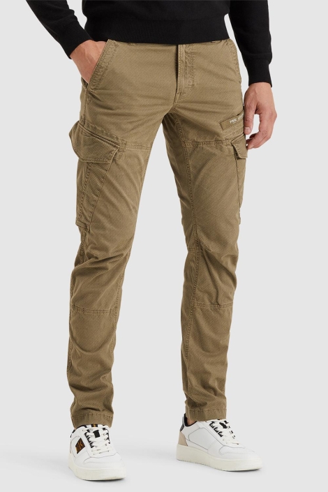PME legend groene heren broek | Model zijaanzicht