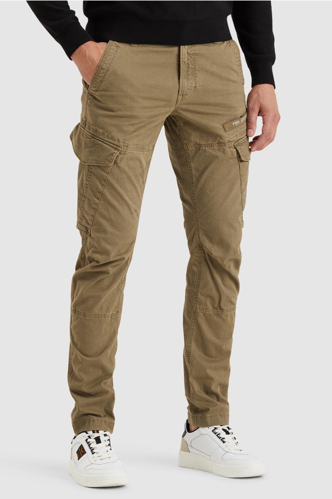 PME legend groene heren broek | Model zijaanzicht