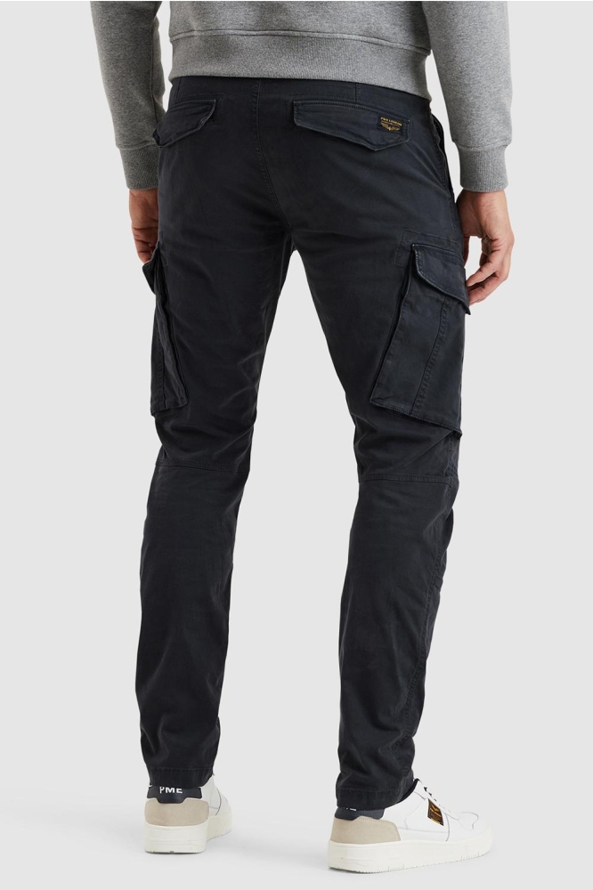 PME legend blauwe heren broek | Model achteraanzicht