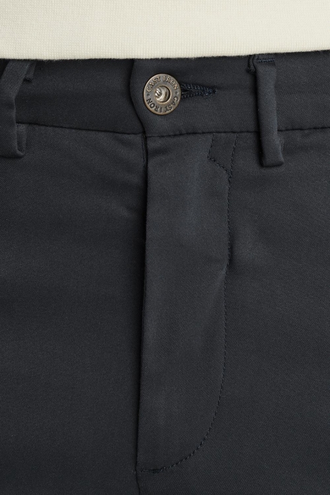 Cast Iron blauwe heren broek | Close up