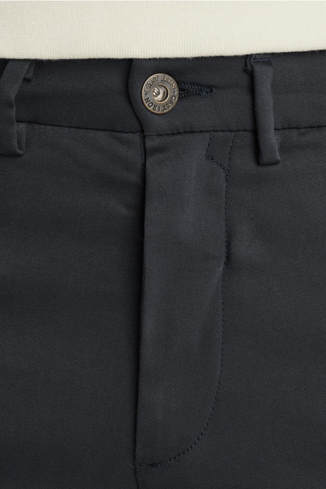 Cast Iron blauwe heren broek | Close up