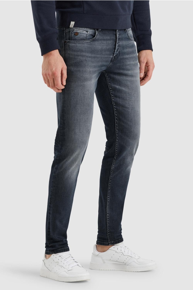 Cast Iron blauwe heren jeans | Model zijaanzicht