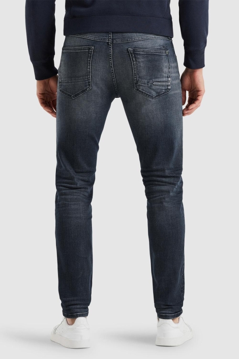 Cast Iron blauwe heren jeans | Model achteraanzicht