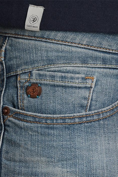 Cast Iron blauwe heren jeans | Kleurstaal