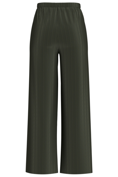 Vila groene dames broek | Achteraanzicht