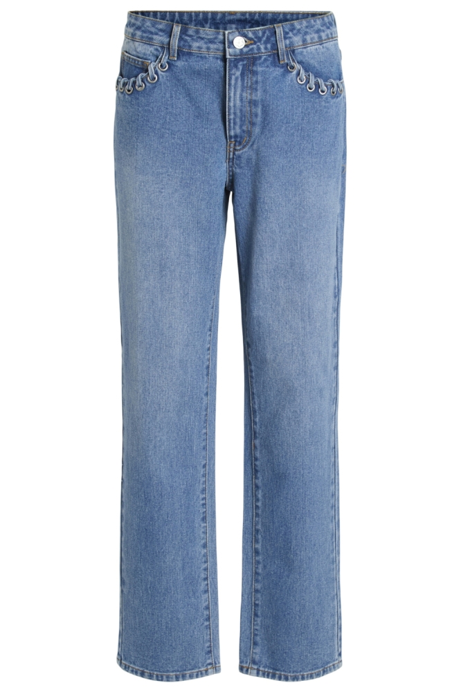 Vila blauwe dames jeans | Vooraanzicht