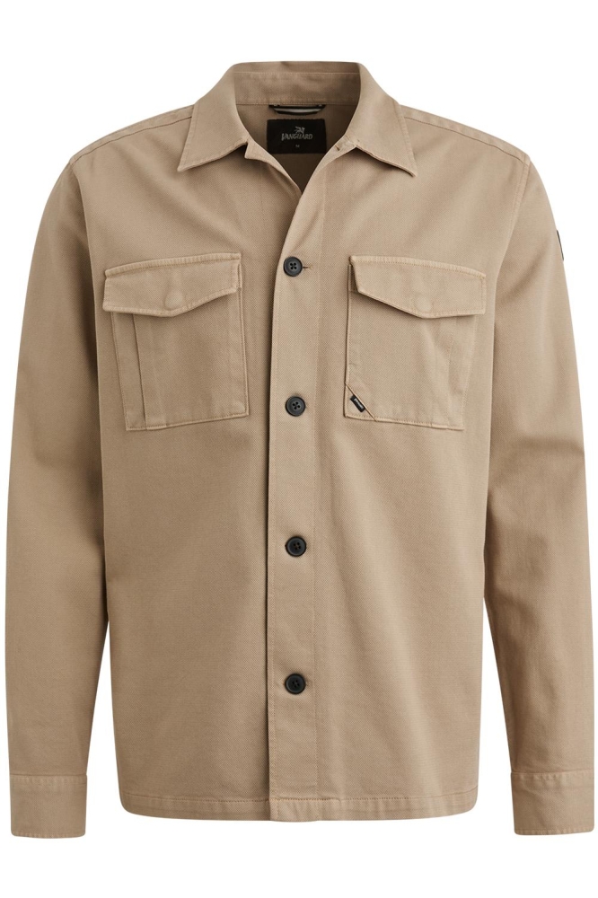 Vanguard camel heren overhemd | Vooraanzicht