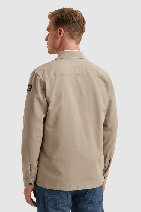 Vanguard camel heren overhemd | Model achteraanzicht