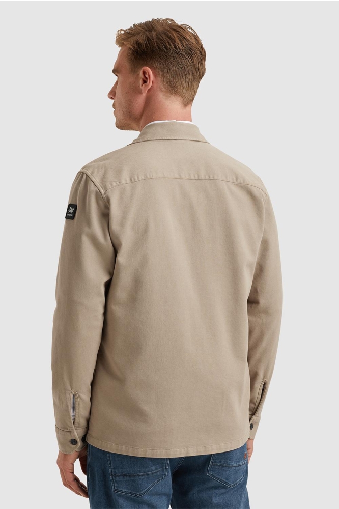 Vanguard camel heren overhemd | Model achteraanzicht