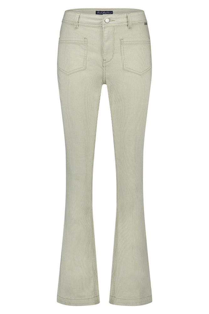 Red Button groene dames jeans | Vooraanzicht